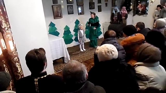 сценка "Рождественская Ёлочка" смотреть онлайн