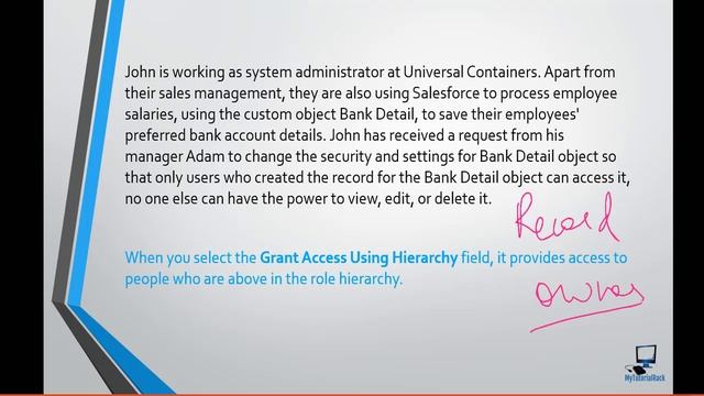 Salesforce Interview Questions: Grant access using hierarchies checkbox смотреть онлайн