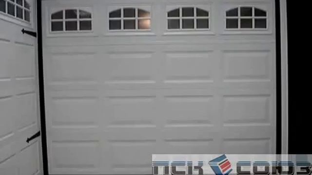 Автоматические секционные ворота - демонстрация работы смотреть онлайн