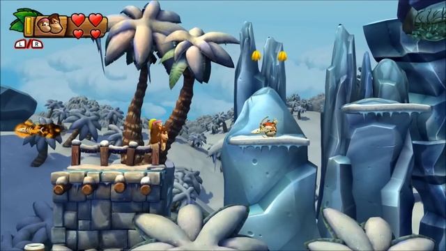 Donkey Kong Country: Tropical Freeze - 100% Walkthrough - 6-1 Homecoming Hijinx (Puzzle and KONG) смотреть онлайн