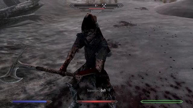 The Elder Scroll V: Skyrim SE (Legendary Difficult Duel) Battleaxe Vs Battleaxe смотреть онлайн