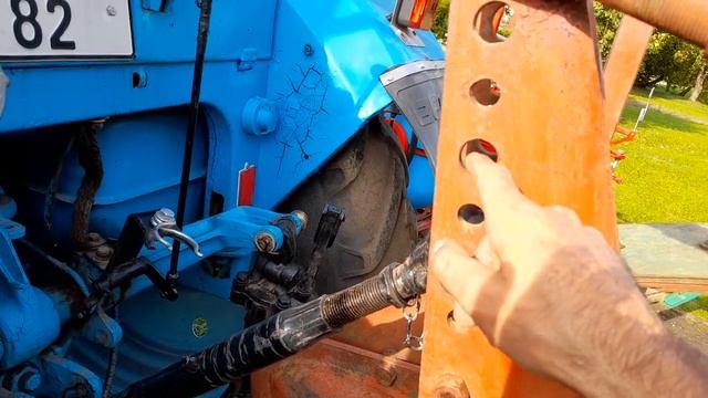 Прикупил плуг Kverneland для МТЗ-82