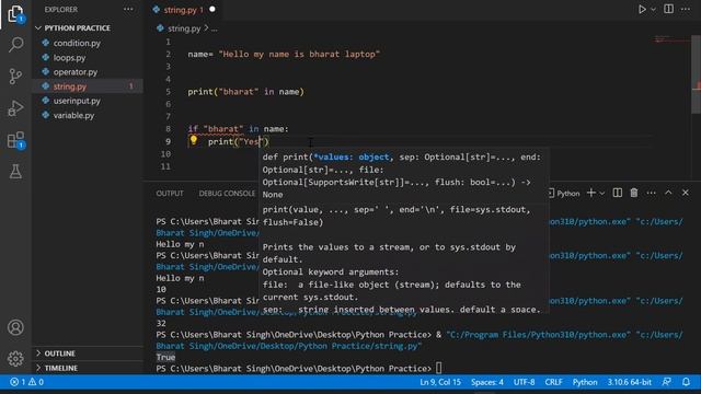 21) String Handling in python смотреть онлайн