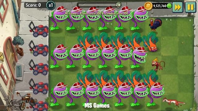 PvZ 2 Zombie Chicken Vs Zombie Monkey Vs Zombie Ice Weasel Level 100 Vs Plants смотреть онлайн