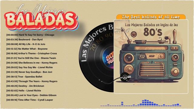 🔥Balada Romantica En Ingles De Los 70 Y 80 Y 90♪ღ♫ Romanticas Viejitas En Ingles 80's🔥