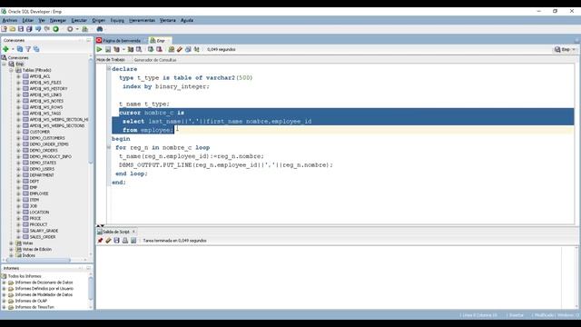 Colecciones - Tablas Indexadas en PLSQL - Oracle - Clase 15 смотреть онлайн