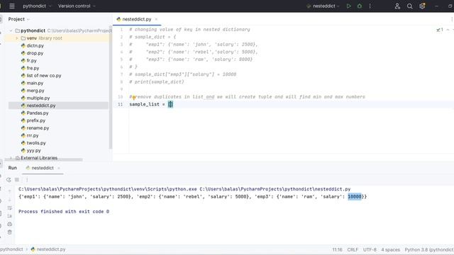 Python Real-time Dictionary Interview Questions - Handling Duplicates in List смотреть онлайн