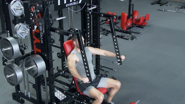 TYTAX® T1-X (Opt. PR) | Seated Cable Lever Wide Grip Chest Press смотреть онлайн