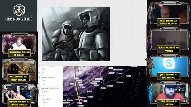 Lords and Ladies of Fate - Star Wars RPG - S1 Ep3 смотреть онлайн