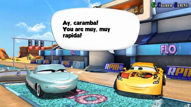 Cars: Fast as Lightning Android Walkthrough - Part 9 - Flo Race Track смотреть онлайн