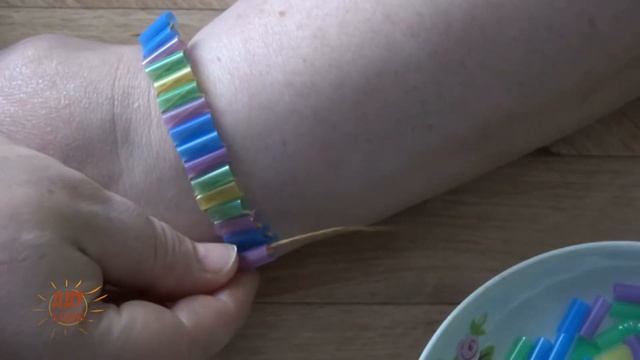 Браслет из трубочек  МБУ ДО ДДТ