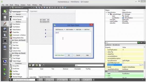 Qt Tutorials For Beginners 15 - Qt Stylesheets and using HTML
