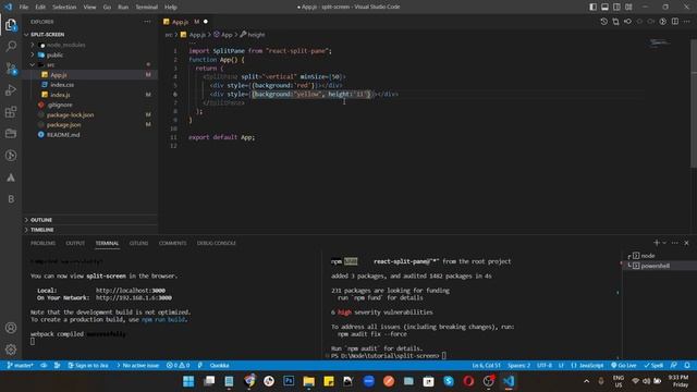Creating a Split Screen Layout in React JS | Step-by-Step Tutorial смотреть онлайн
