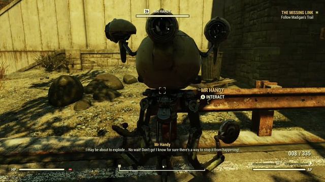 Saving a Mr Handy from destruction in #fallout76 смотреть онлайн