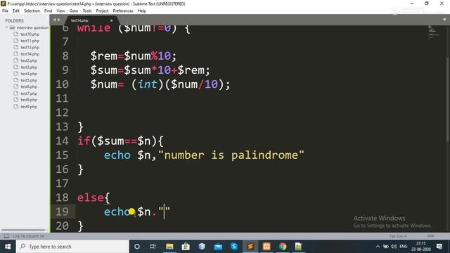 How to find the palindrome number in PHP. смотреть онлайн