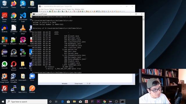 Learn How run Java Programs from the command line in 3 minutes смотреть онлайн