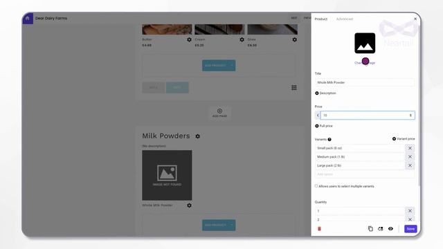 Create a Online Dairy Product Order Form - Get started with ready-made template смотреть онлайн
