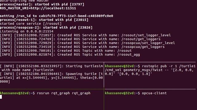 ROS to OPC UA смотреть онлайн