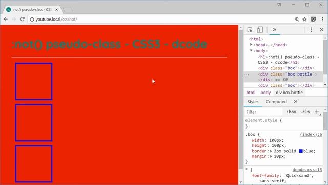 Using the :not() pseudo-class - CSS Tutorial смотреть онлайн