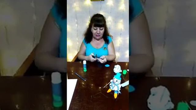 "Лыжник" - мастер-класс по изготовлению новогодней поделки смотреть онлайн