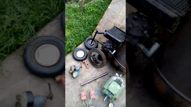 Компрессор для покраски в своём гараже. Часть1. смотреть онлайн