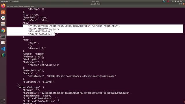 Docker Inspect, Logs, Expose container to outside world. смотреть онлайн