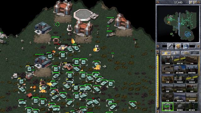 Red Alert Remastered-Mujalli Mod-Random+Hard AI VS 6 Hard AI "River Divide 4v4" смотреть онлайн