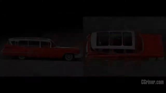 3D Model: Cadillac Fleetwood 75 Station Wagon 1959 - CGriver.com смотреть онлайн