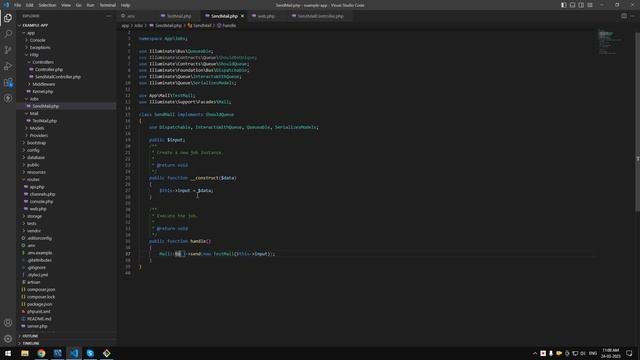 Laravel Queue Email Send | Laravel Queue | Laravel Queue Work | How To Send Mail Using Queue Larave смотреть онлайн