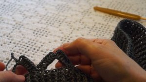 Кофта - сетка крючком 1часть . Crochet blouse (В №71)