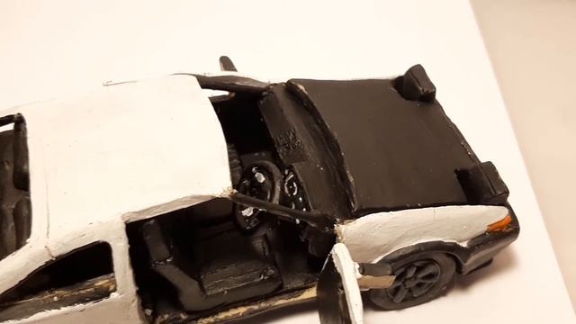 Toyota Ae86 Trueno из пластилина