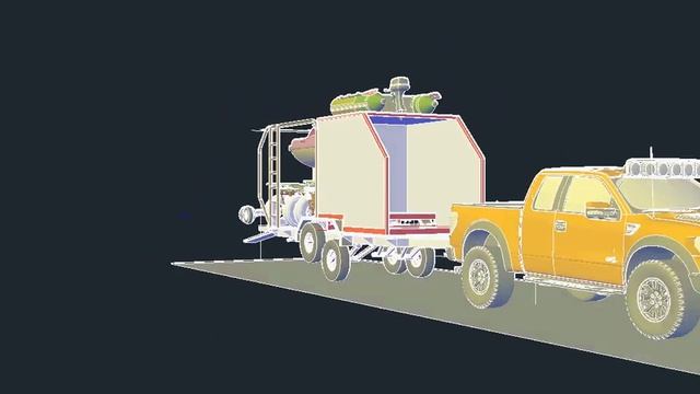 3D модель off-road прицепа. #3Dmodeloffroadcamper смотреть онлайн