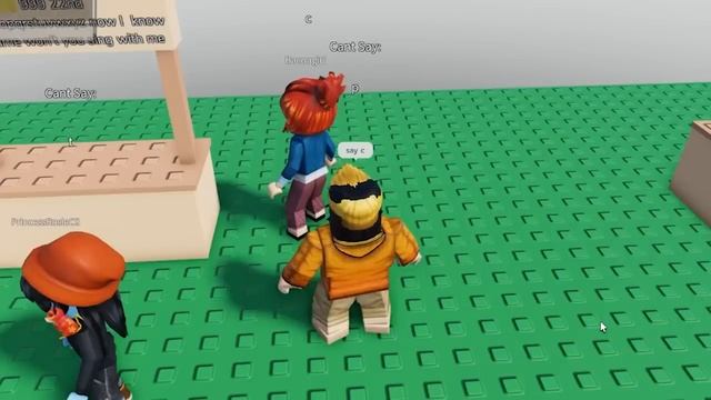 ROBLOX CANT SAY THE LETTER смотреть онлайн