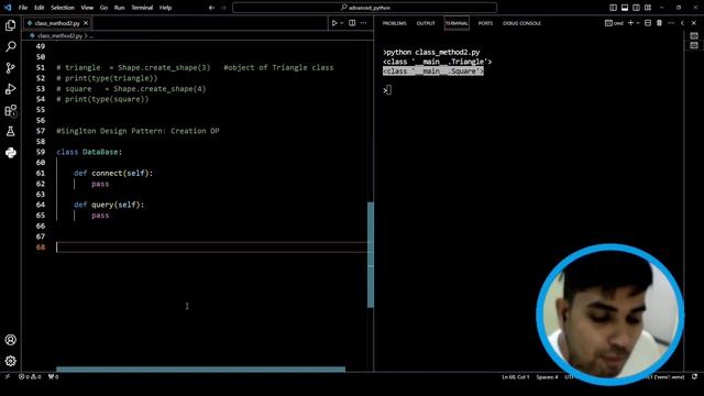 @classmethod in Python | Factory Method and Singleton Design Pattern In Python | Advanced Python смотреть онлайн