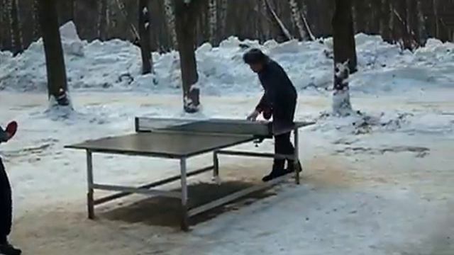 2013 02 23 Кусково н Теннис Панорама Зима смотреть онлайн