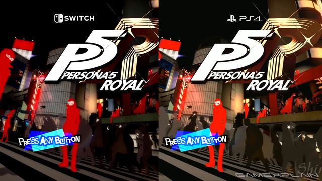Persona 5 Royal Graphics Comparison (Switch VS PS4)