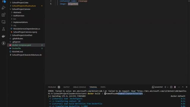 8.Dockerize Project Build in Clean Architecture Using Web API And SQL Server شرح بالعربي смотреть онлайн