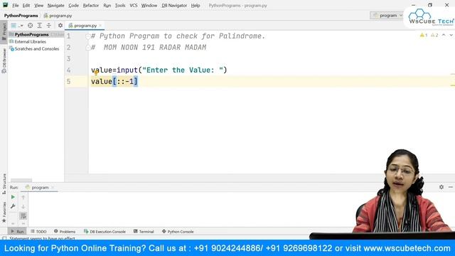 Python Program to check for Palindrome in 7 Minutes - English смотреть онлайн