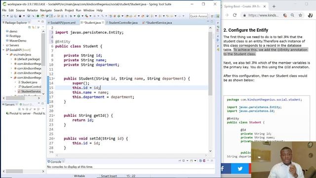 Spring Boot Tutorial 21 - Create a JPA Repository смотреть онлайн