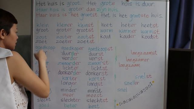 BELAJAR BAHASA BELANDA #55 01 KATA SIFAT LEBIH PALING TER- ADJECTIEF COMPARATIEF SUPERLATIEF смотреть онлайн