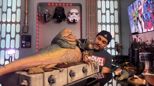 Jabba the Hutt Figure Unboxing by Sideshow Star Wars смотреть онлайн