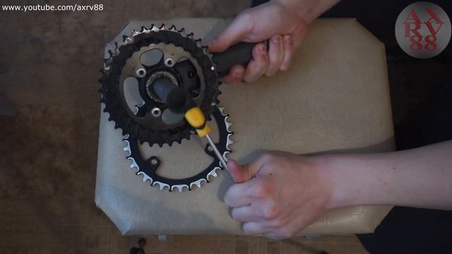 Сборка велосипеда : Как установить каретку и шатуны ? AXRV88 смотреть онлайн