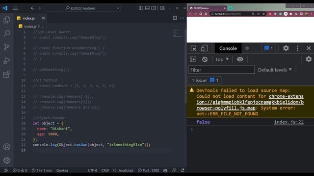 JavaScript ES2022 Features - New JavaScript Features in 2022 смотреть онлайн