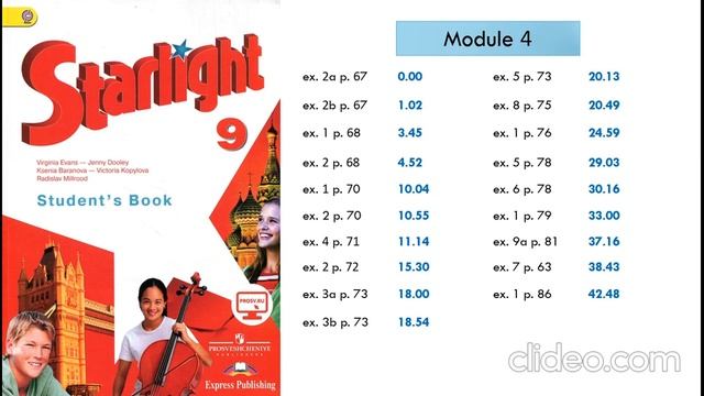 Starlight 9. Module 4. Art & Entertainment. Старлайт 9 смотреть онлайн