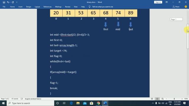 Binary Search in Java смотреть онлайн