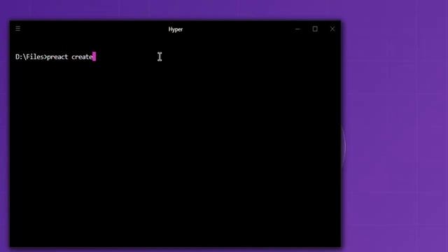 Preact JS Create New App смотреть онлайн