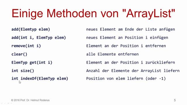 Java10 ArrayList смотреть онлайн