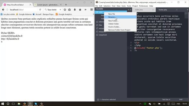 Tutoriel PHP : Includes смотреть онлайн