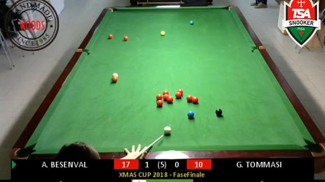 A. BESENVAL 3-0 G. TOMMASI (TSA XMAS CUP 2018 - Semifinali) смотреть онлайн