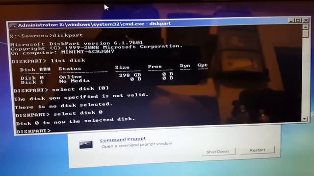 Windows 7 Setup does not detect the hard disk. смотреть онлайн